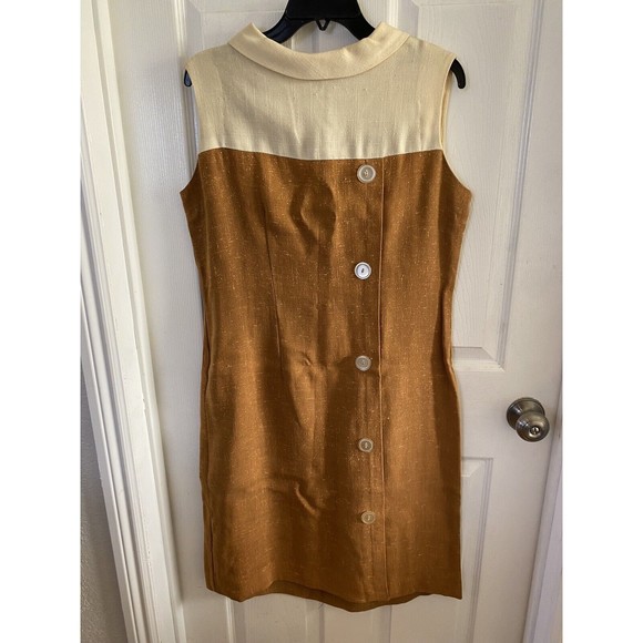 Vintage 1950s Sears Roebuck Dress Single Stitch With Serval Zipper Must Have - Picture 4 of 6